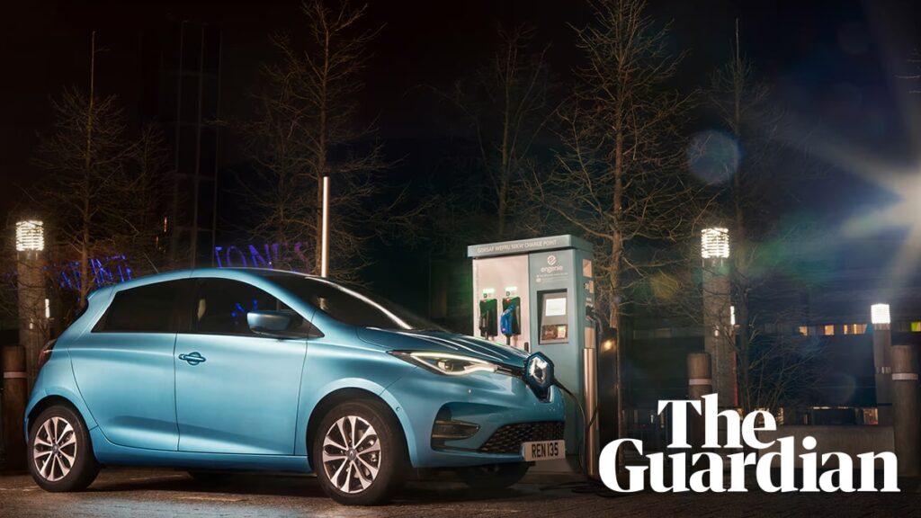 ‘A tax on living greener’: how can Britain make charging EVs cheaper?