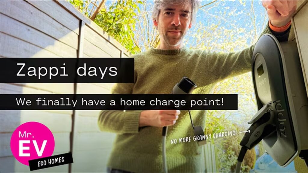 We have a Zappi! Showing charge point installation, how to use Zappi, and getting cheap charging