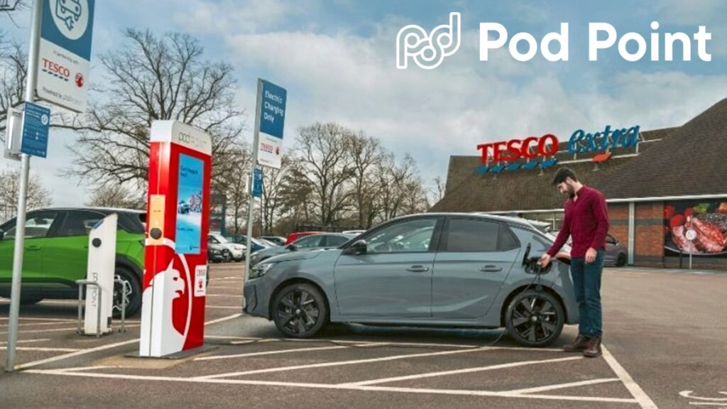 Pod expands partnership with Tesco to offer Clubcard points for EV charging
